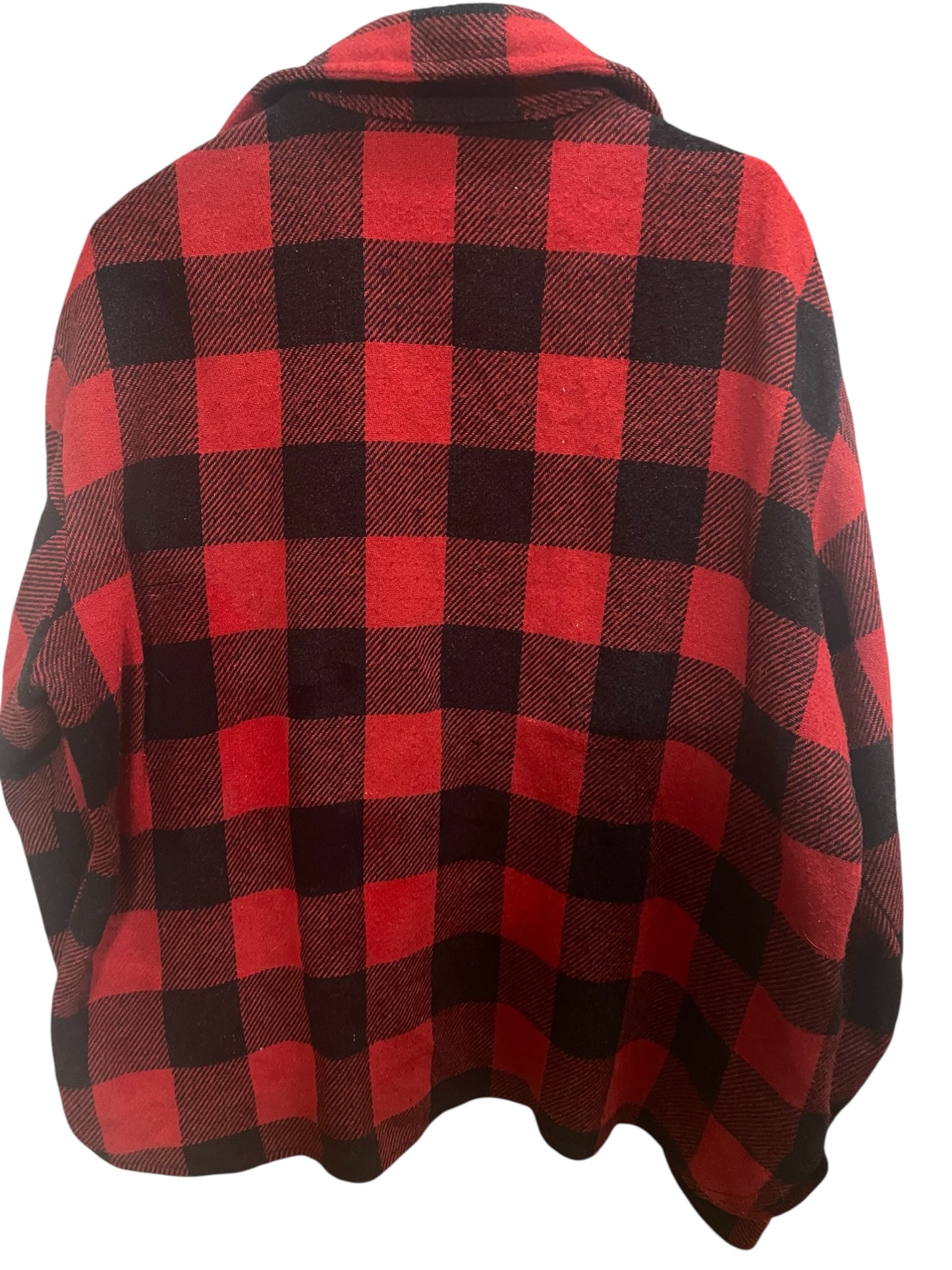 Men's Vintage Jacket 1950s Buffalo plaid Grunge Lumberjack Wool jacket Rare USA Zayre Vintage size XL