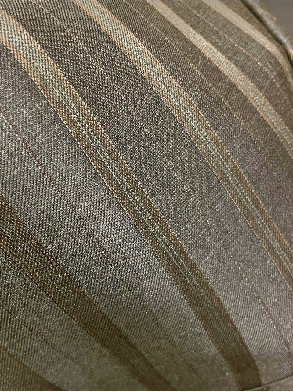 Men's Designer Suit Kenzo Homme Vintage Suit 1990s Y2K Wool Silk Single Breasted brown burgundy pinstripe Tailored Size XL