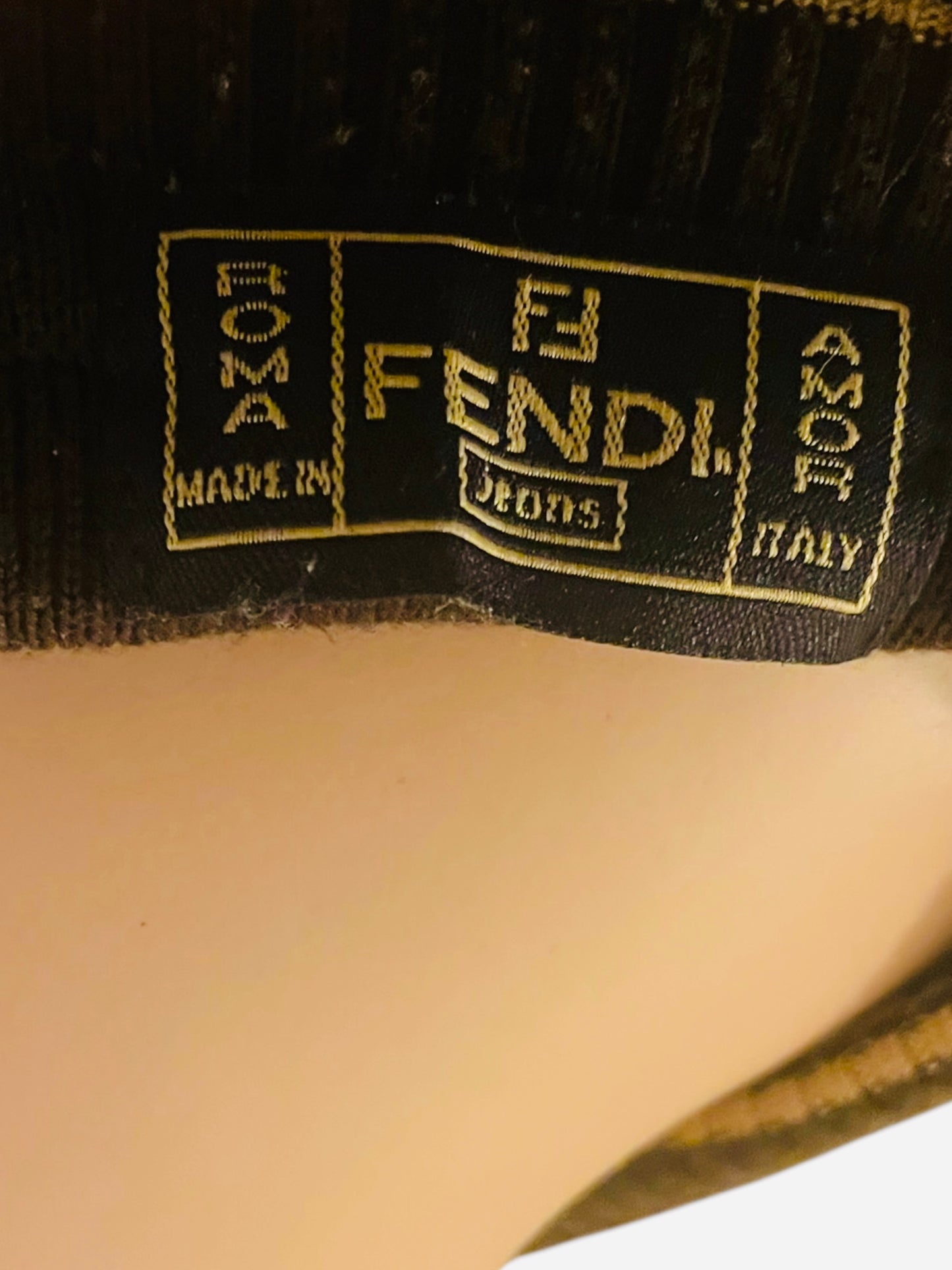Vintage Fendi Sweater Zucca Pattern Karl Lagerfeld Collection Vintage 90s Pure Wool Brown Beige Size L