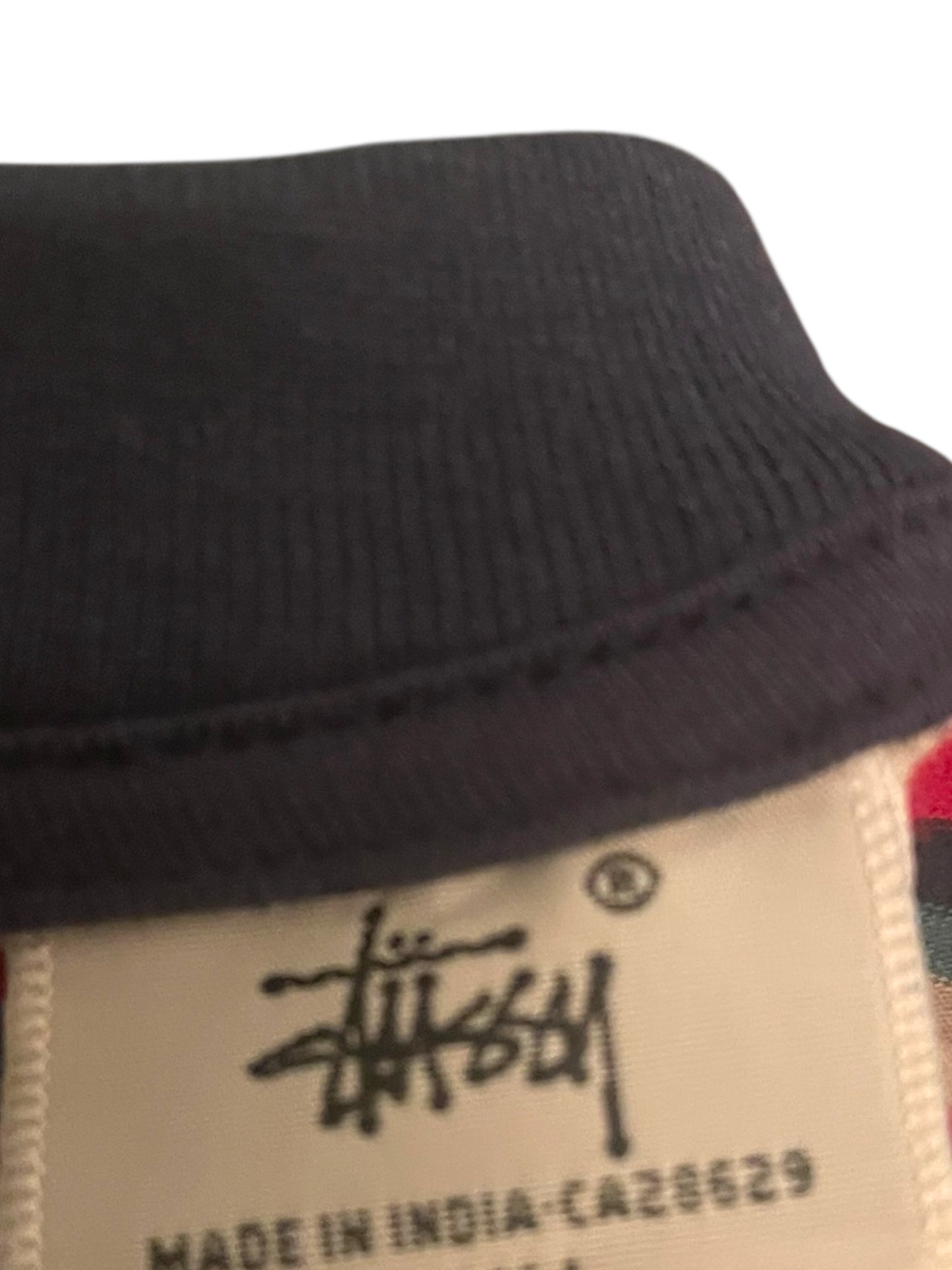 Stussy T-Shirt Vintage Y2K International Stussy Tribe Classic Stussy Striped Rare Size L