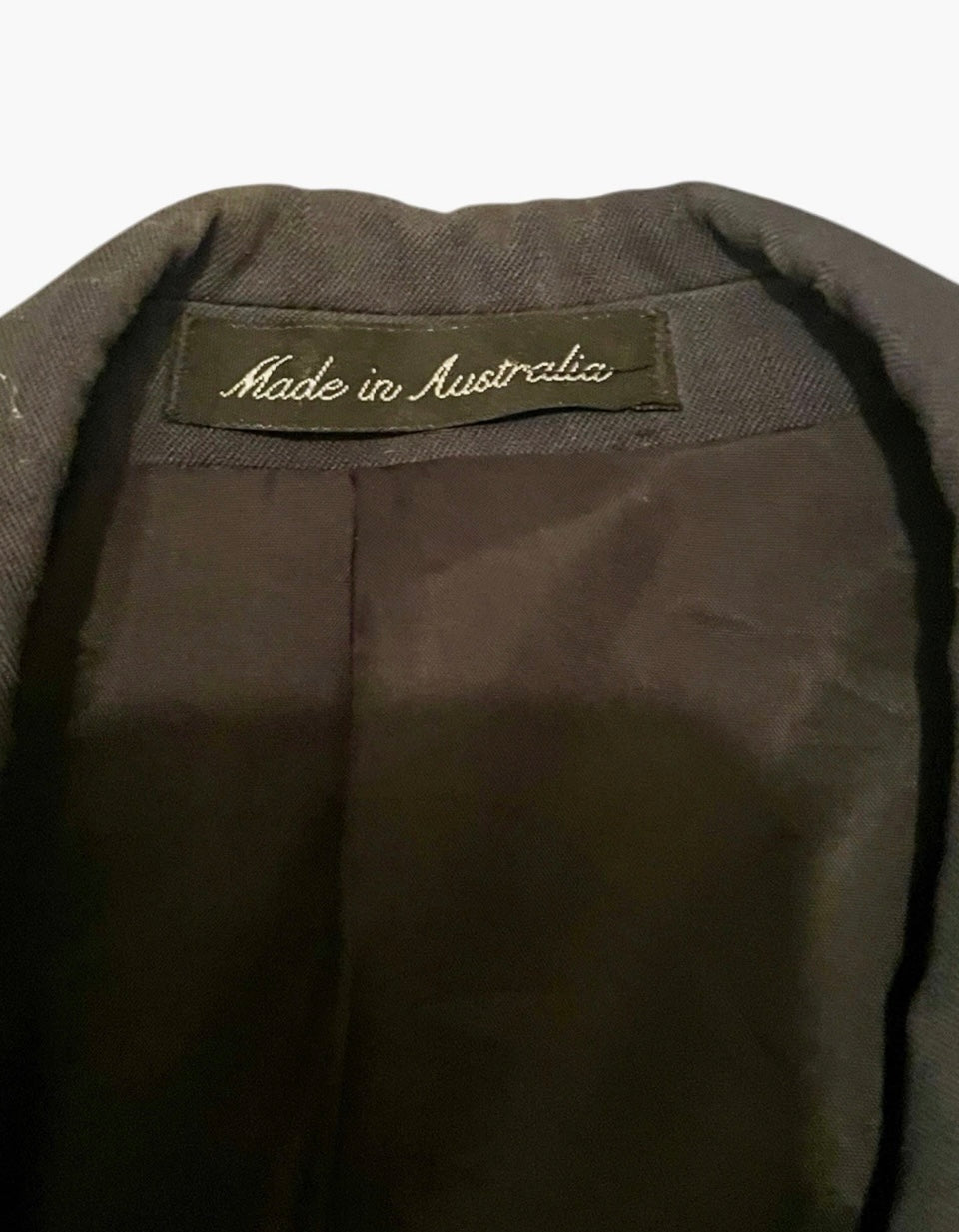 Vintage Men's Suit 1990s Double Breasted Charcoal Grey Wool Suit Tailored Roger David Size M